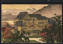 Luzern, Das Kurhaus Sonn-Matt von Norden