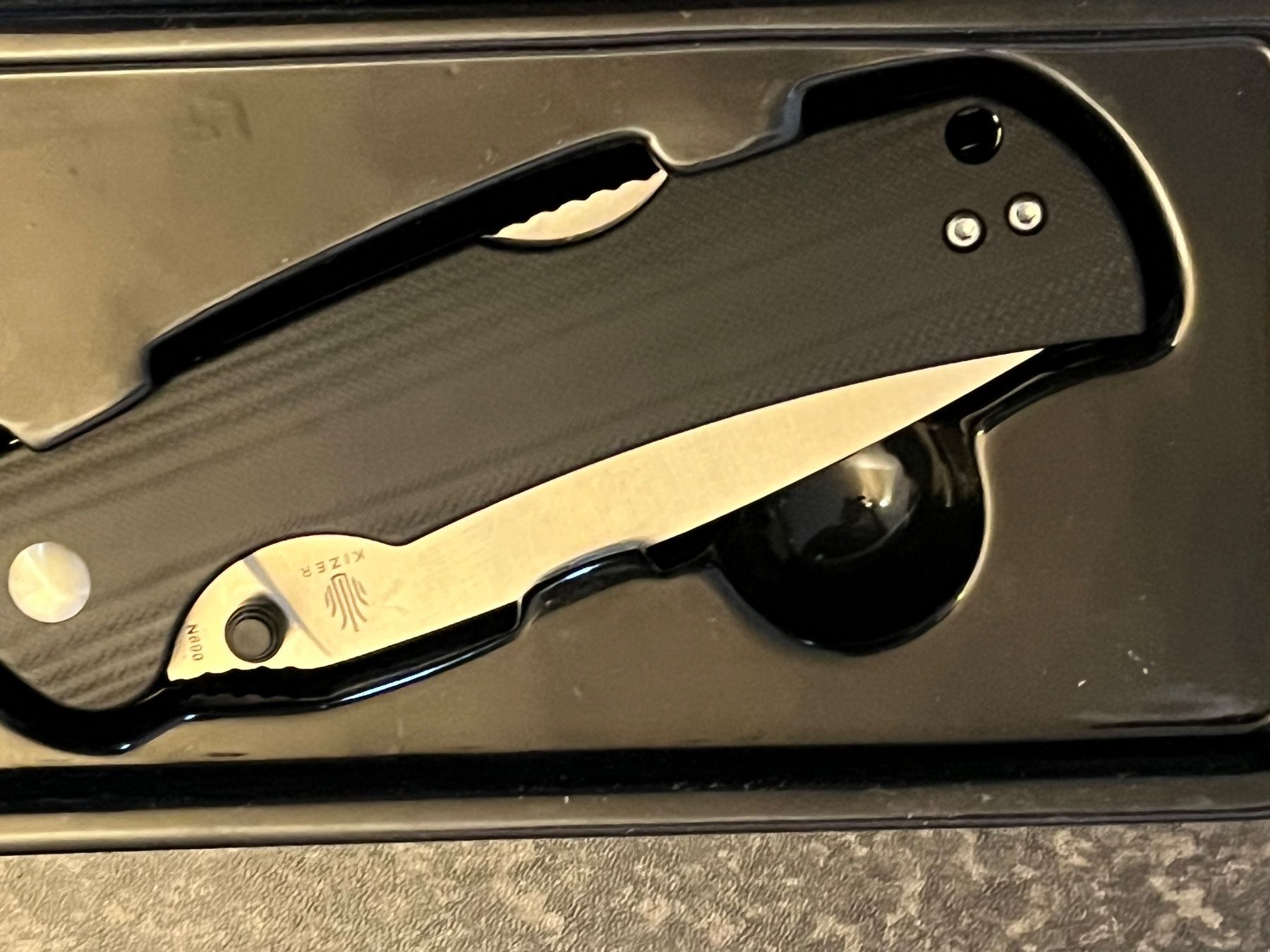Coltelli tascabile: Kizer Slicer Lockback Black V4538N1 Messer Sackmesser – Nuovo e nell'imballaggio originale da St. Niklaus VS venduto da wildholzmann 2