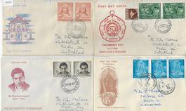 4 FDC Indien