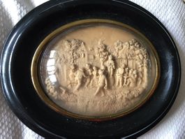 französische Reliefschitzerei . Meerschaum (?) 19. Jahrh.
