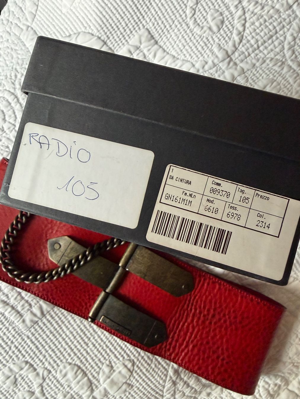 Cinture: Frankie Morello Taillengürtel Leder rot – Nuovo (secondo la descrizione) da Brütten venduto da Rod816 2