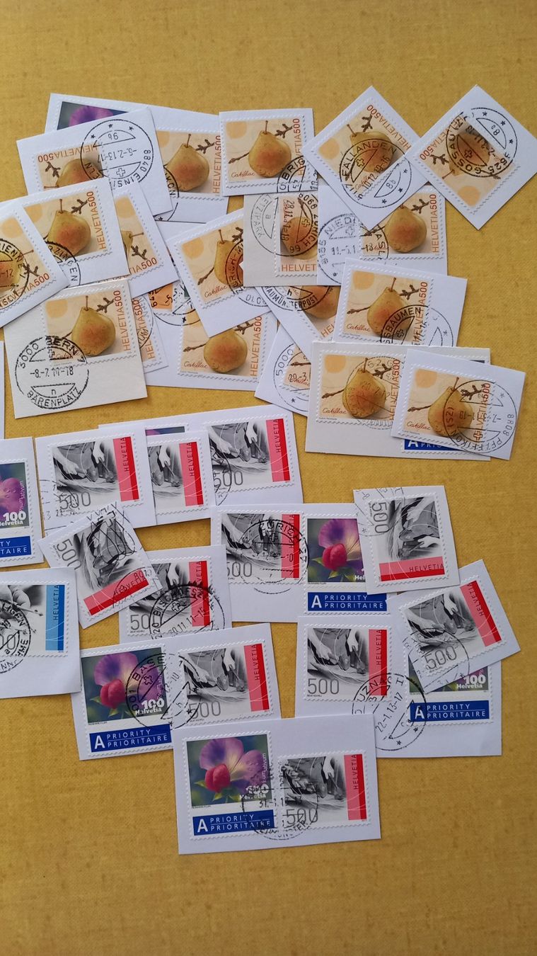 Alle Briefmarken: Marken höhere Werte – Gebraucht aus Langnau am Albis von Charlytheant 1
