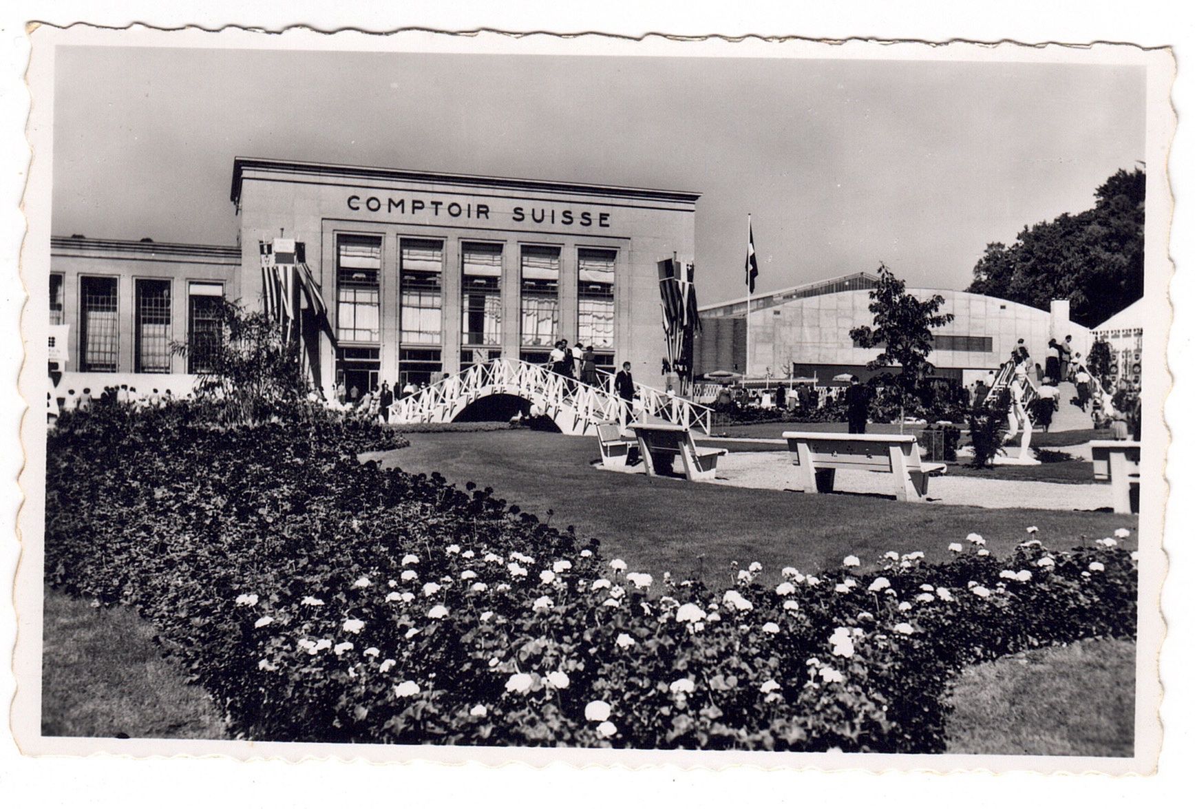 Cartoline postali: Lausanne, comptoir Suisse – Usato da La Tour-de-Peilz venduto da amjust