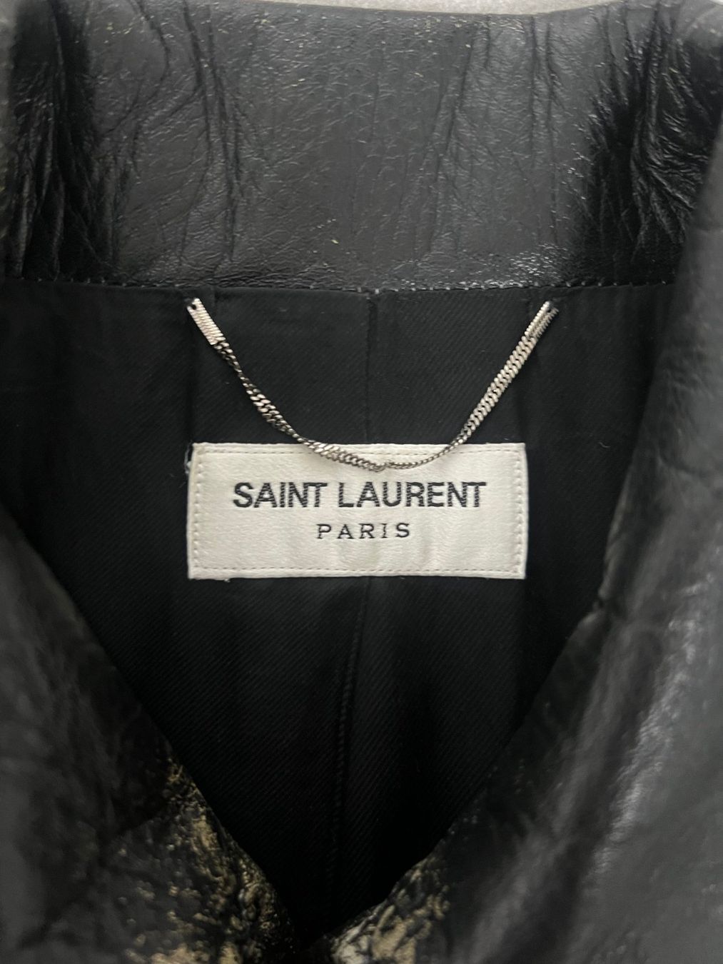Saint Laurent Jacken: Saint Laurent Leather Stars Jacket – Gebraucht aus Biel/Bienne von sami0788480082 5