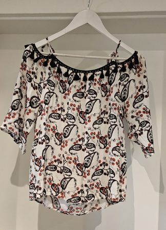 Mareé Sommer Bluse, Off-Shoulder Look, Gr. S, Top Zustand
