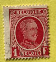 Briefmarken aus Belgien König Albert I. gestempelt 