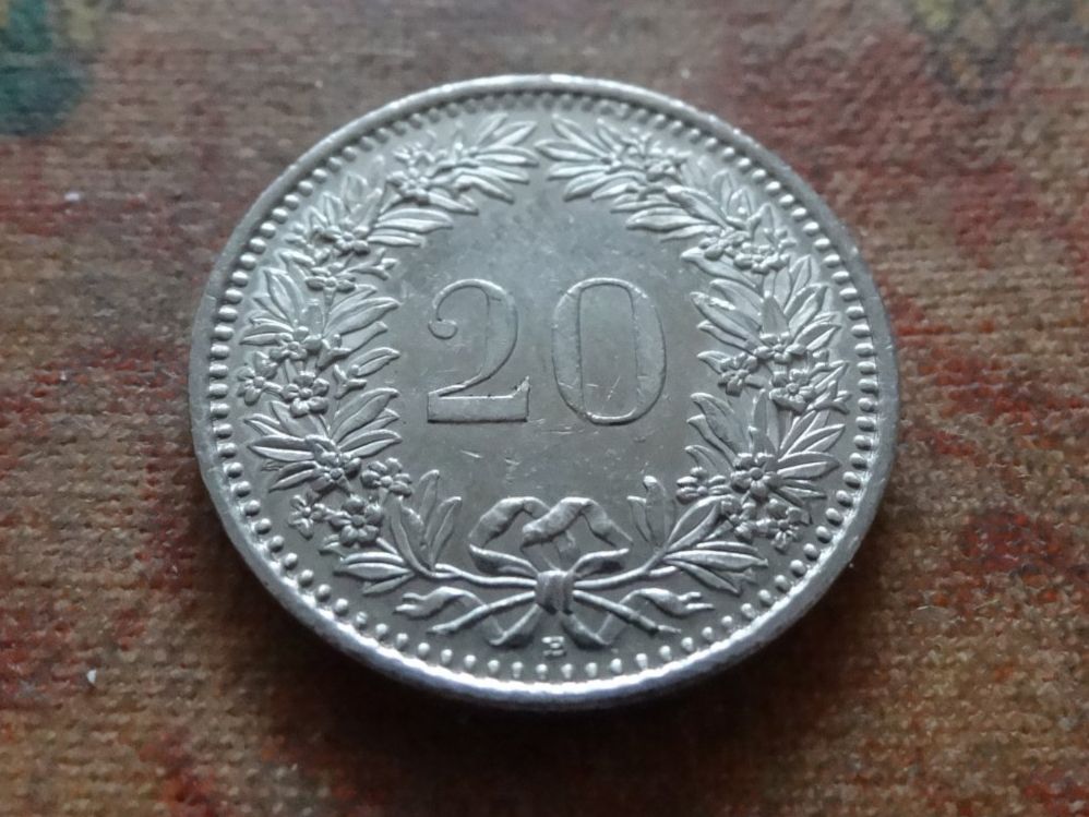 Tutti le monete: 20 Rp. 2007 – Usato da Romanel-sur-Lausanne venduto da Swift13 1