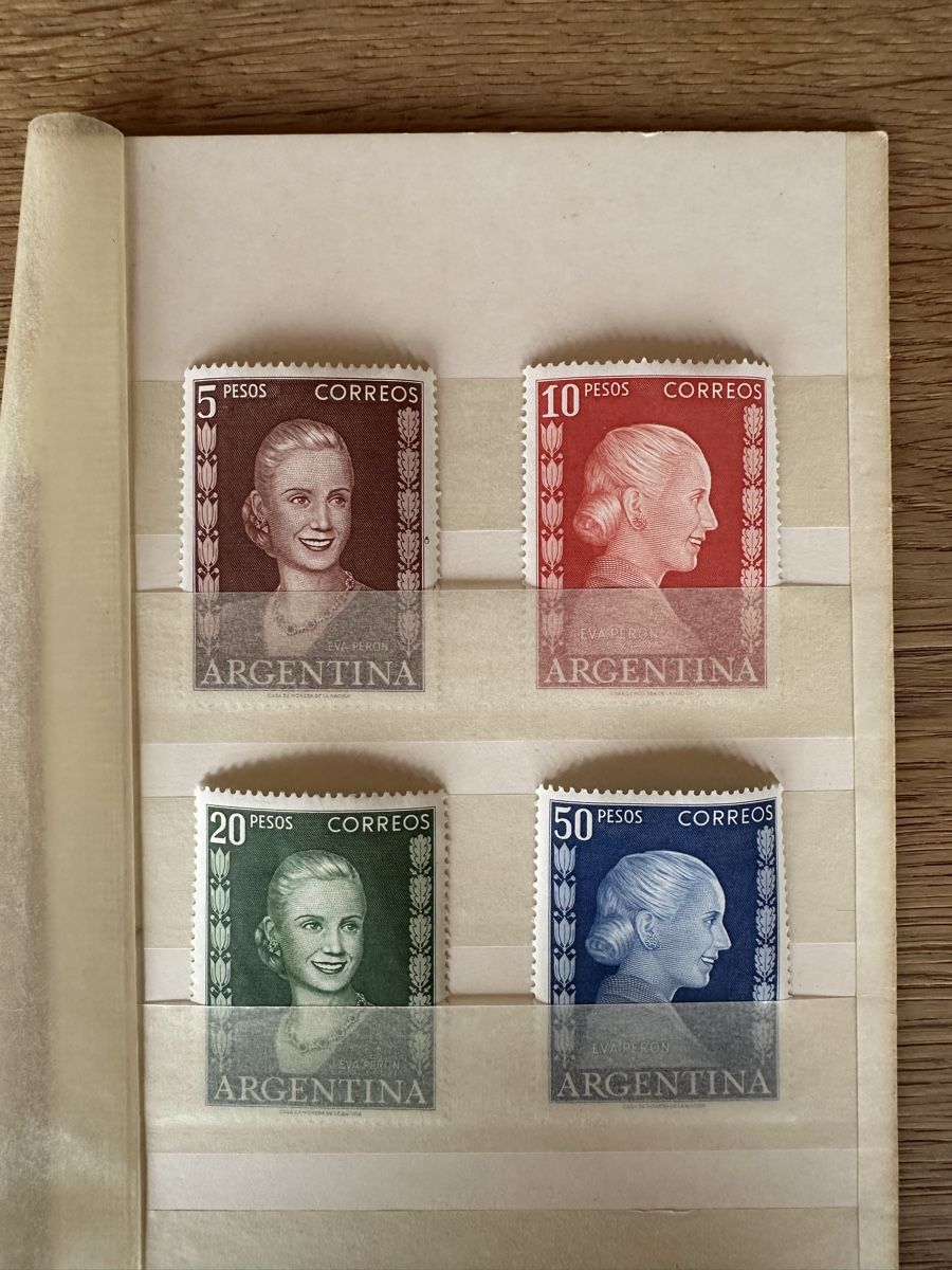 Tutti i francobolli: Argentinien - 1952 ** Eva Péron – Usato da Schmitten / FR venduto da Samsara169