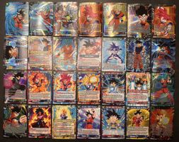 Dragon Ball Super Karten Lot – 28x Son Goku – Holo/Glitzer