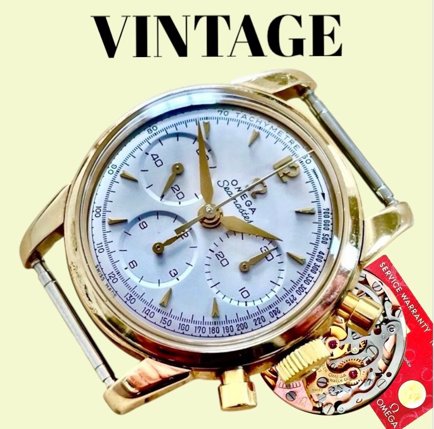 Omega Montres: Omega Vintage Chronograph – D'occasion à lyss par Uhrenparadies
