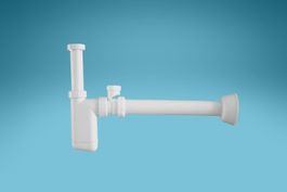 Siphon mit Rohrbelüfter für Lavabo ! neu