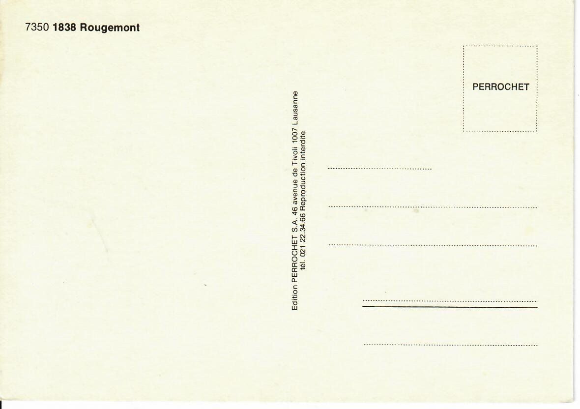 Cartoline postali: Rougemont – Usato da Hochdorf venduto da Ziegel-16 1