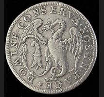 1741 Halbtaler Basel  s+, sehr schöne original SilberPatina