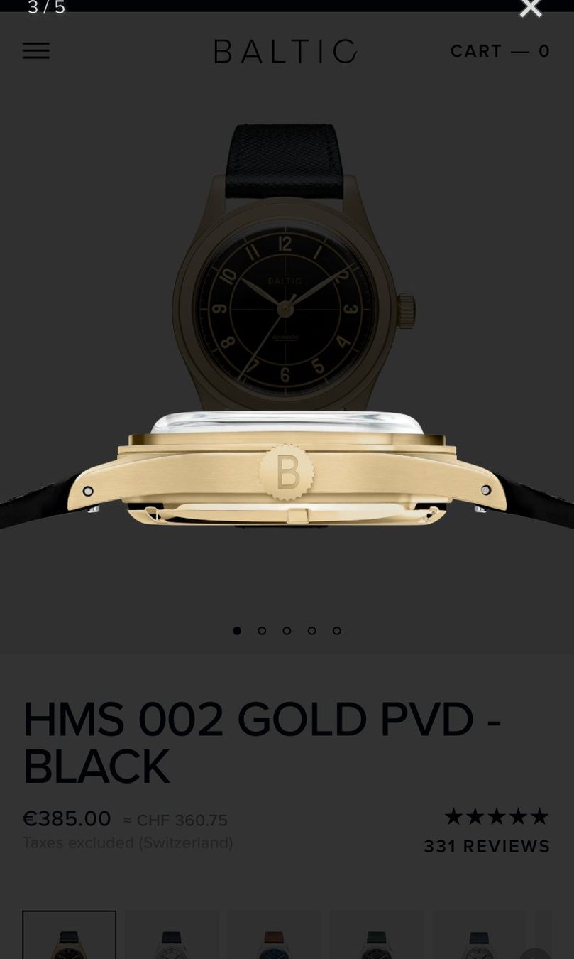 Baltic Orologi: Uhr Baltic HMS Collection, Automatic – Usato da Zürich venduto da Shokafhi 3