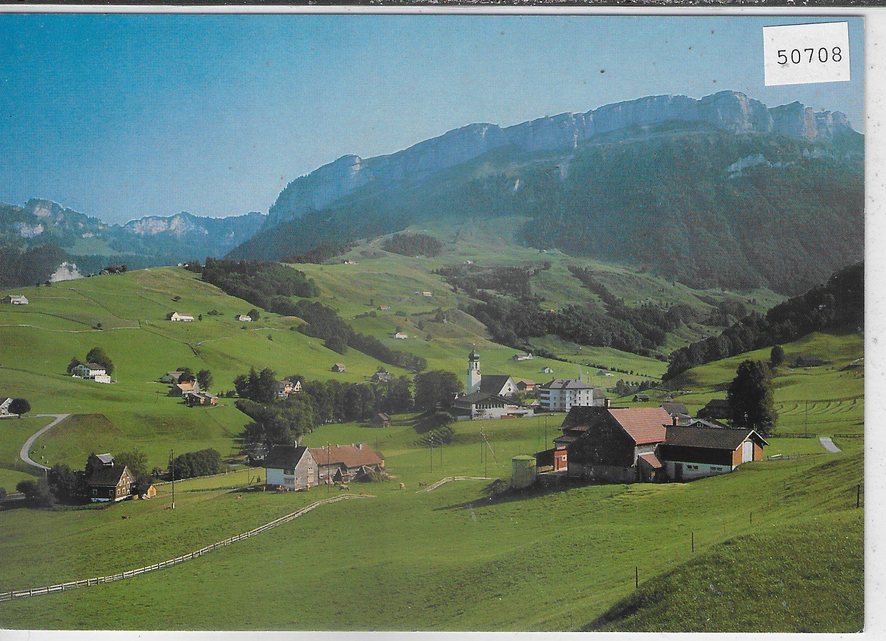 Cartoline postali: Schwende bei Appenzell mit Alp Sigel – Usato da Ettingen venduto da Kartenplanet