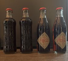 4 Coca-Cola Glasflaschen 0.25l ungeöffnet 125 Jahr Jubiläum