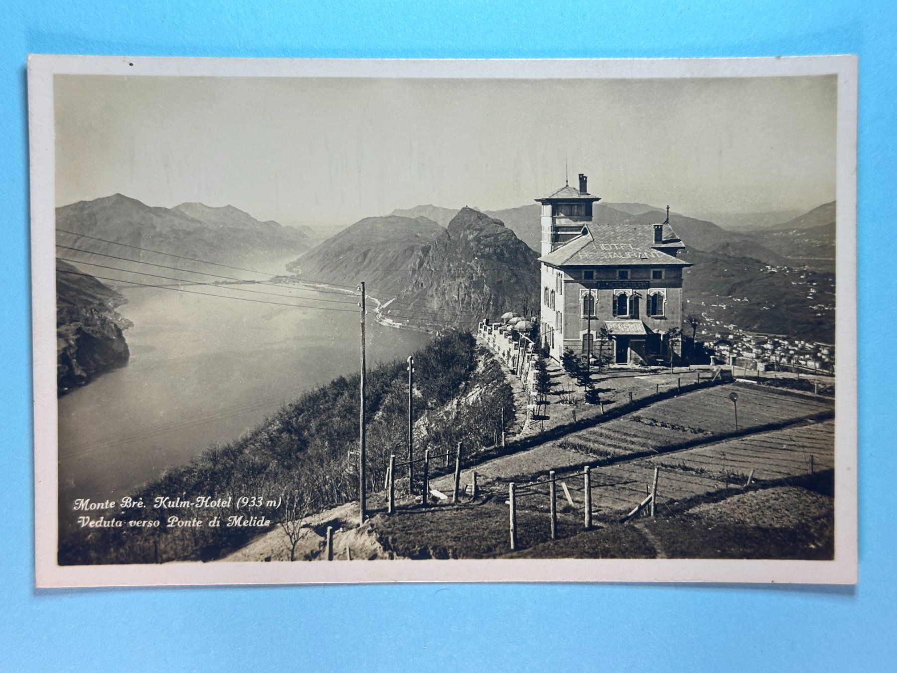 Cartoline postali: Kulm-Hotel Monte Brè – Usato da Steg VS venduto da danwer74