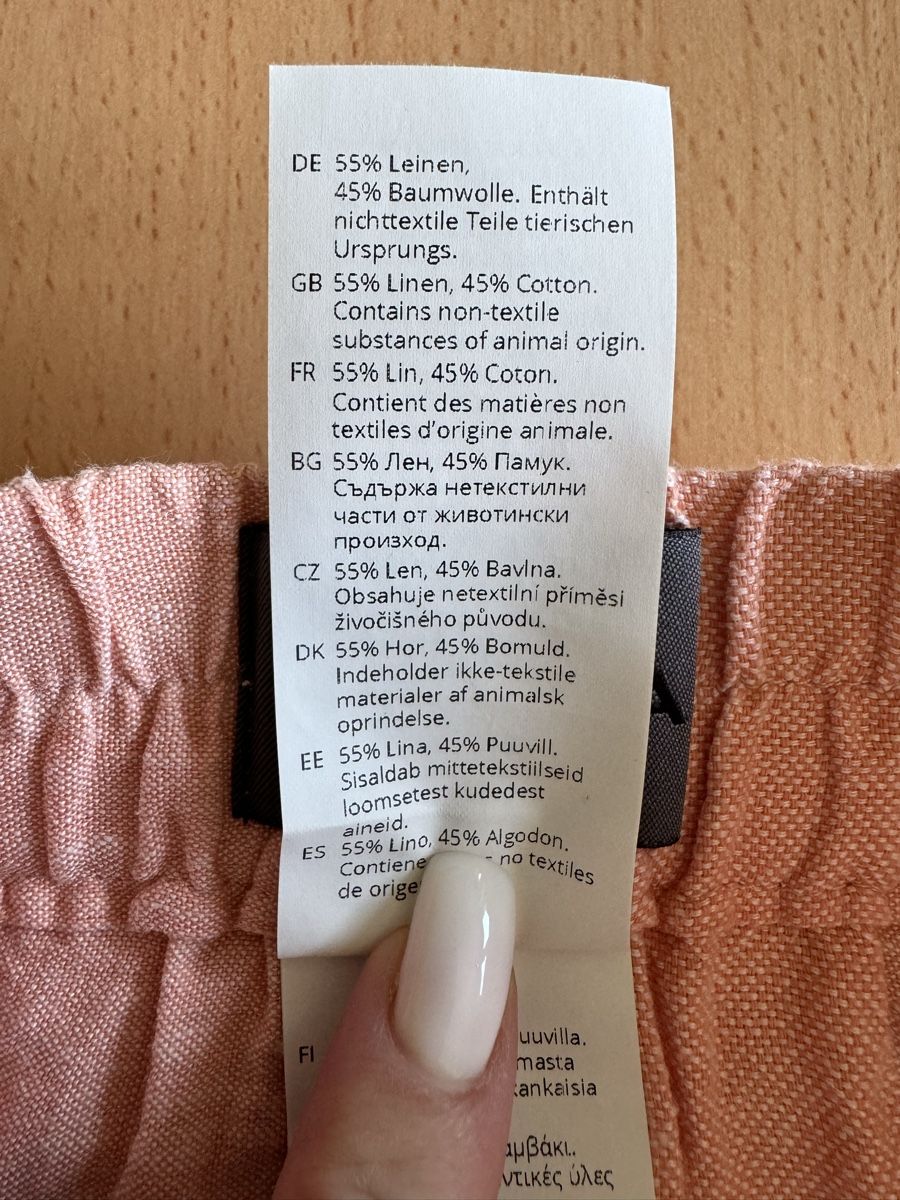 Oska Pantaloni: Pantalon large OSKA, lin et coton, taille 1 – Nuovo (secondo la descrizione) da Morges venduto da sandy069 6