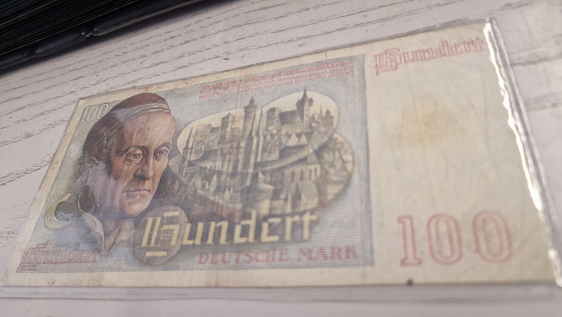Banconote: 100 Deutsche Mark Banknote 1948 – Usato da Herisau venduto da Antiques.AR 1
