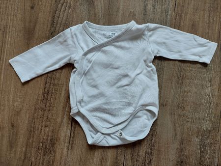 Wickelbody weiss von H&M Grösse 62