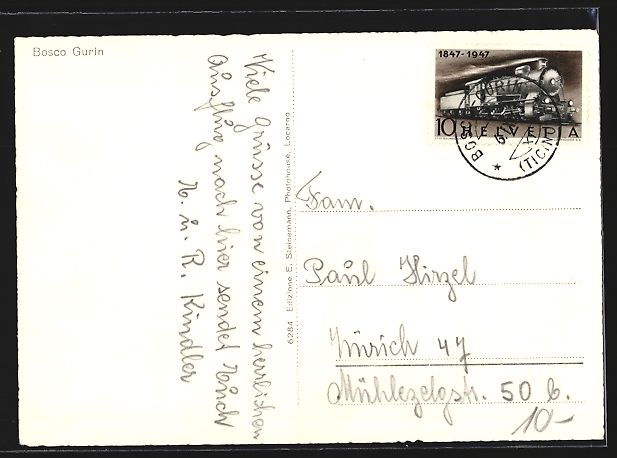 Cartoline postali: AK Bosco Gurin, Totalansicht vom Dorf – Usato da Berlin venduto da bartko-reher 1