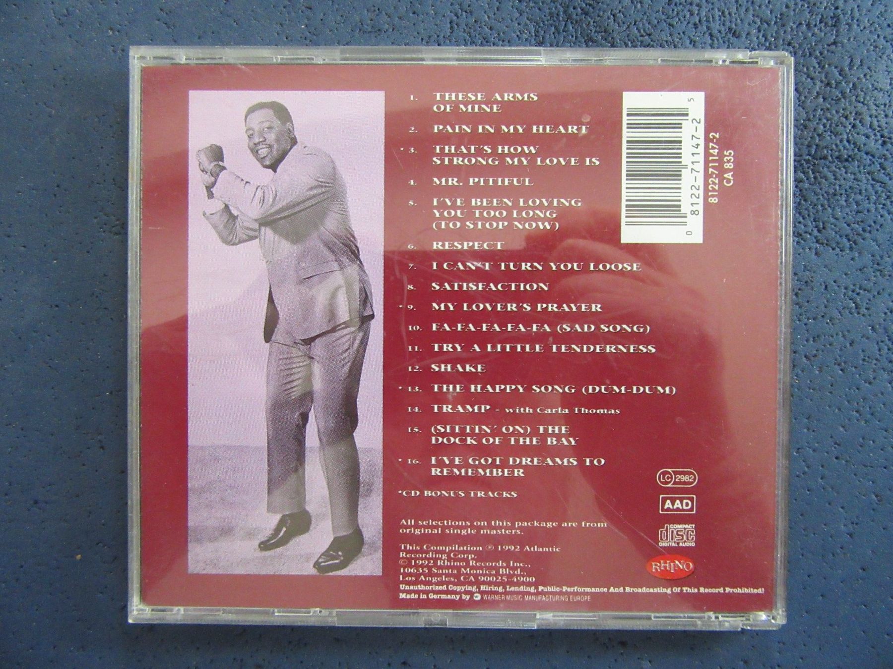 CDs: OTTIS REDDING THE VERY BEST OF CD – Gebraucht aus Ettingen von Hausi4711 1