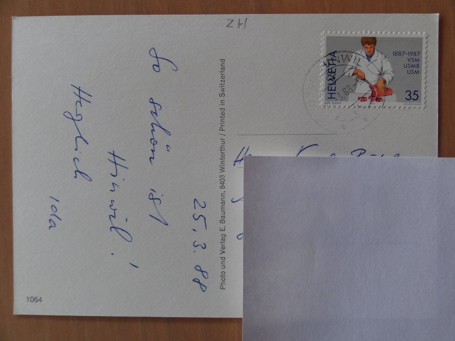 Cartoline postali: Hinwil - ZH - Rare Collection - 1988 – Usato da St Léonard venduto da Riglin 1
