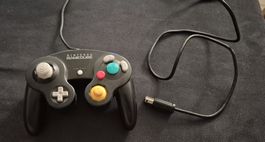 CONTROLLER MANETTE GAMECUBE NOIRE SCHWARZ RETRO NINTENDO 
