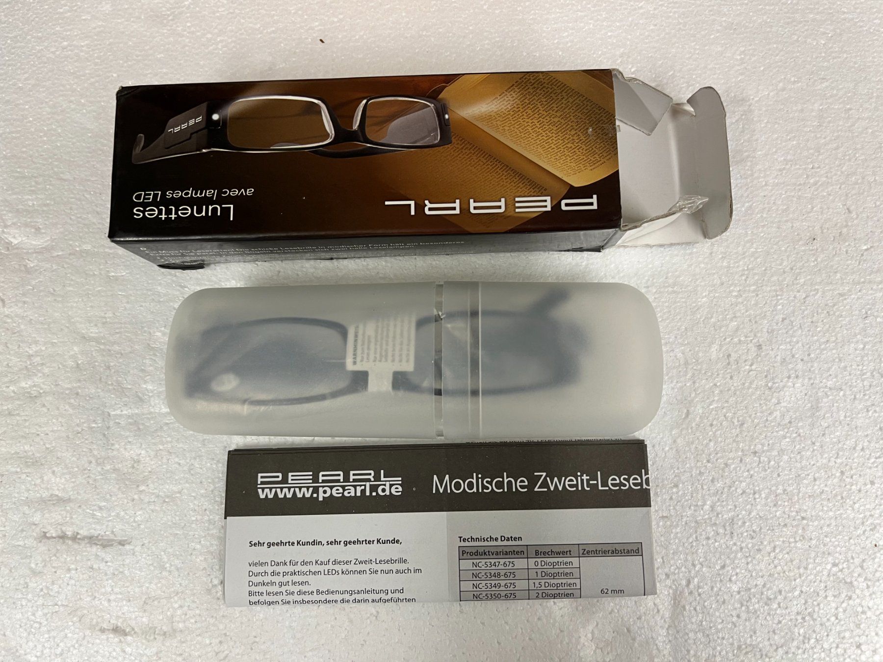 Occhiali & Lenti: Brille mit LED-Lesebrille + 1.5 Dioptr. – Usato da Mumpf venduto da dadaboygugu 2