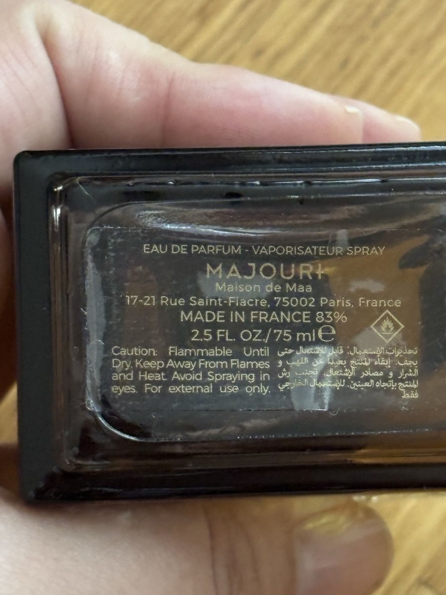 Parfum & Eau de Toilette: Majouri Gold Noir Eau de Parfum 75ml – Gebraucht aus Zürich von Thetimtam 1