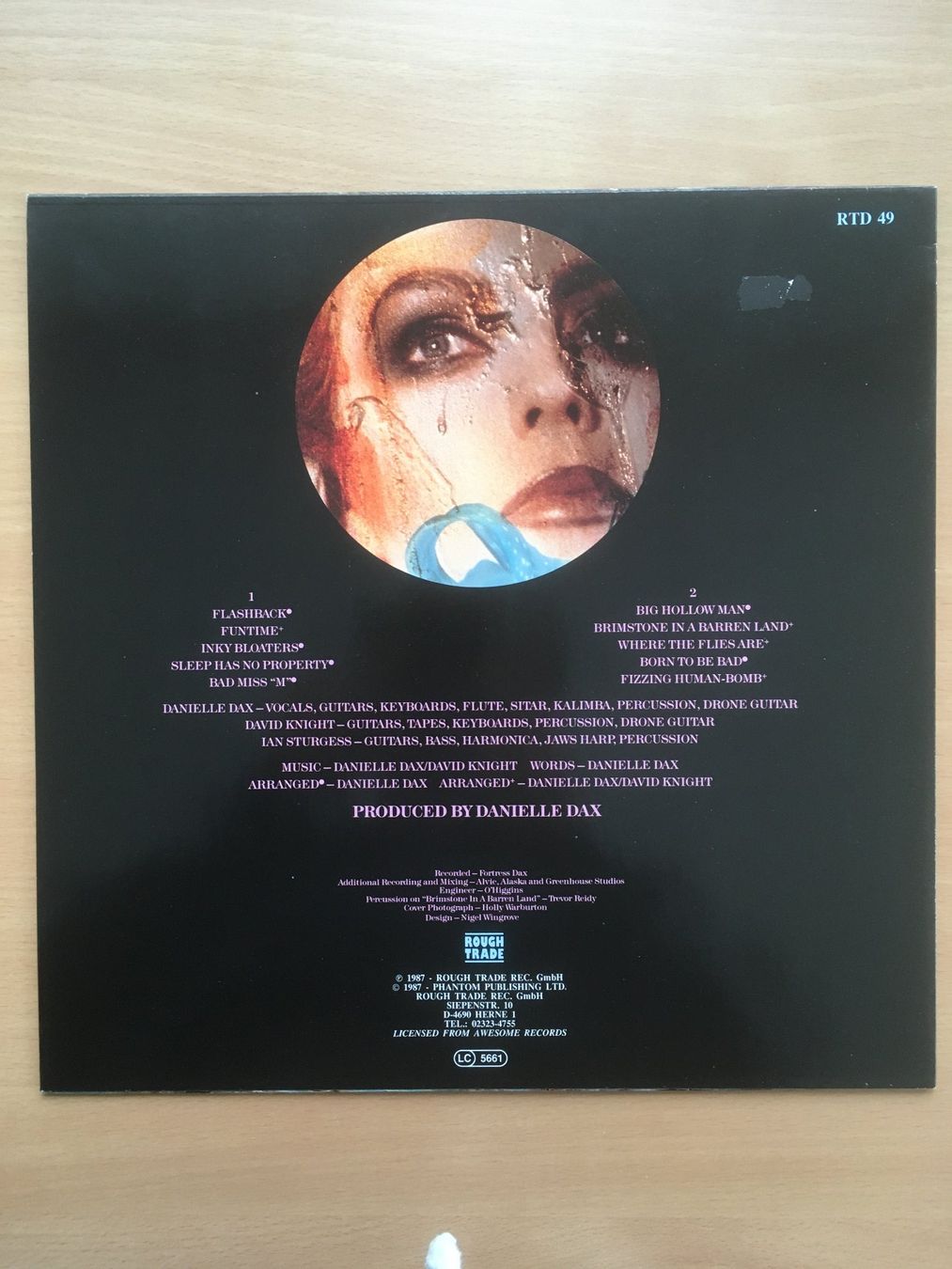 Dischi in vinile: Danielle Dax – Inky Bloaters – Usato da Grenchen venduto da Kogi7 1