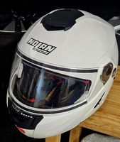 Motorradhelm Nolan N90-2 Klapphelm Weiss Groesse L