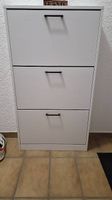 Schuhschrank 3 Schubladen weiss
