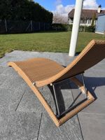 Hunn Klappliege verstellbar - Geflecht 6mm mit Liegekissen