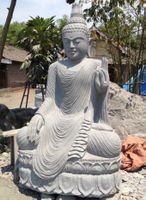 Riesen Buddha Skulptur Budha Steinskulptur Statue Garten
