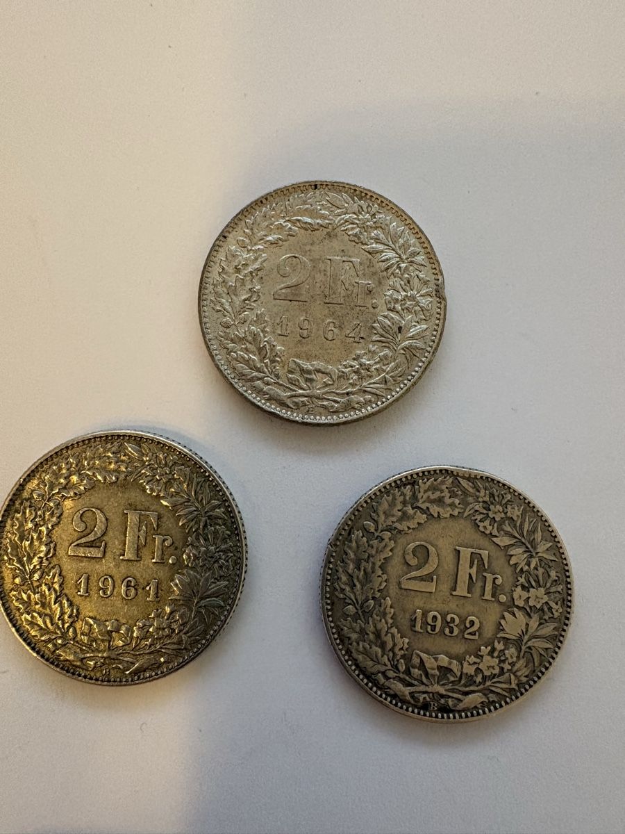Tutti le monete: 2Fr 1932 1964 1961 – Usato da Murten venduto da Tzaugg 3