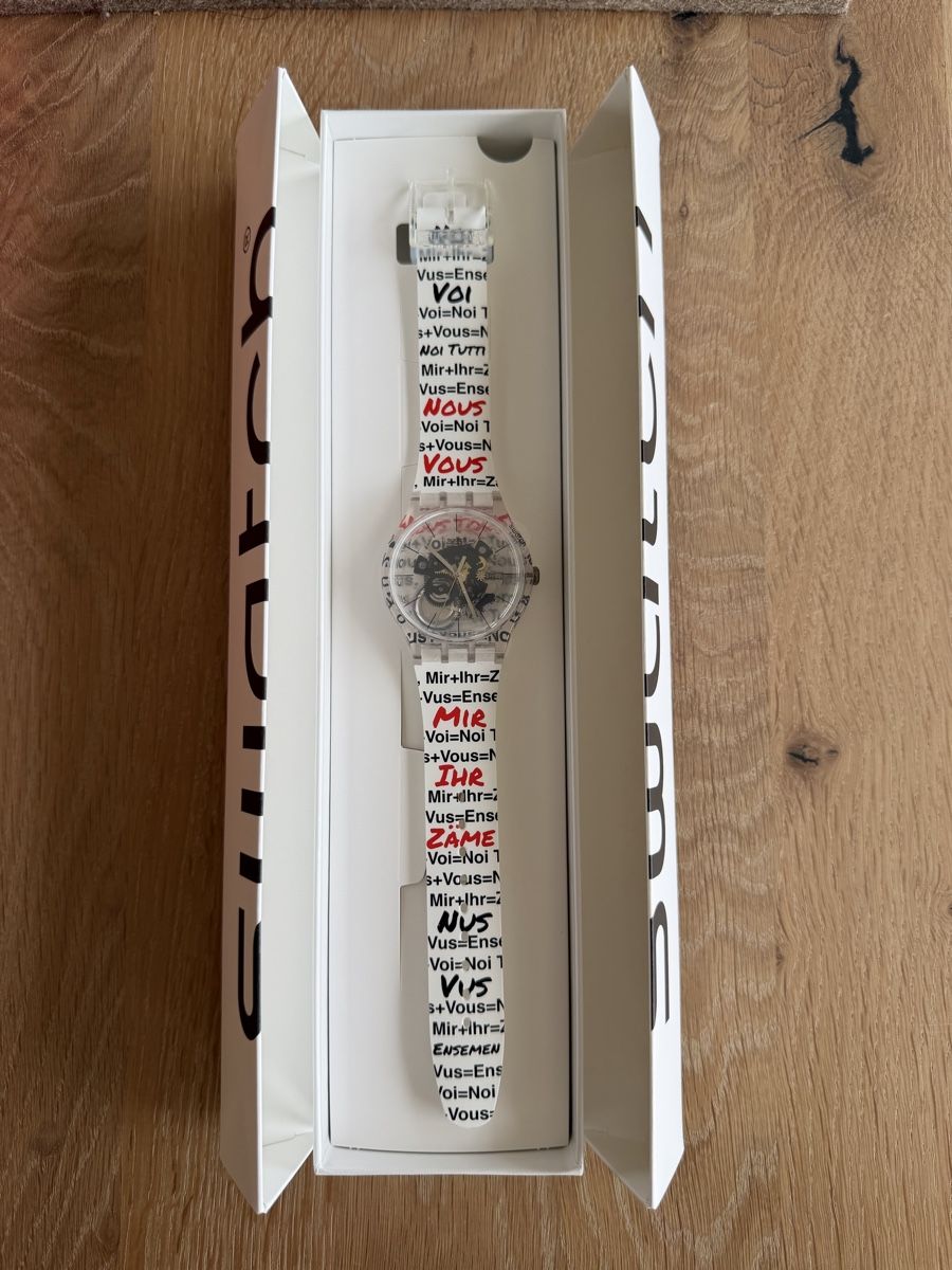 Swatch Orologi: Swatch Aktionärsuhr Skeleton 2026 – Nuovo e nell'imballaggio originale da Bad Zurzach venduto da Marvin_TM 1