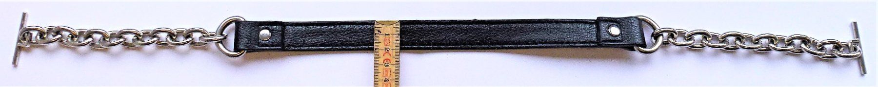 Nastri decorativi: Lederband mit Ketten Nr.2 – Usato da Murgenthal venduto da B.StM 1