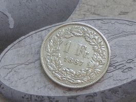 1 Fr. 1887 B - Belle pièce