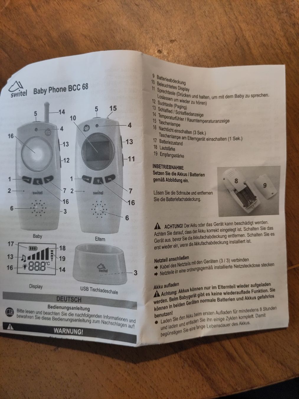 Switel Babyphone: Baby Phone switel – Usato da Biel/Bienne venduto da Creager 3