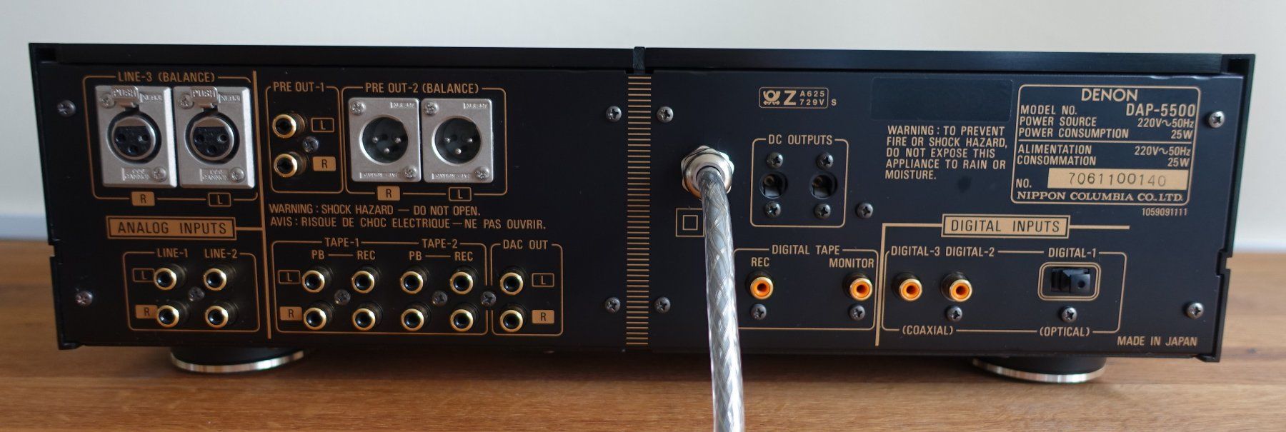 Denon Amplificatori: Denon DAP-5500 – Usato da Zürich venduto da Makemake 3