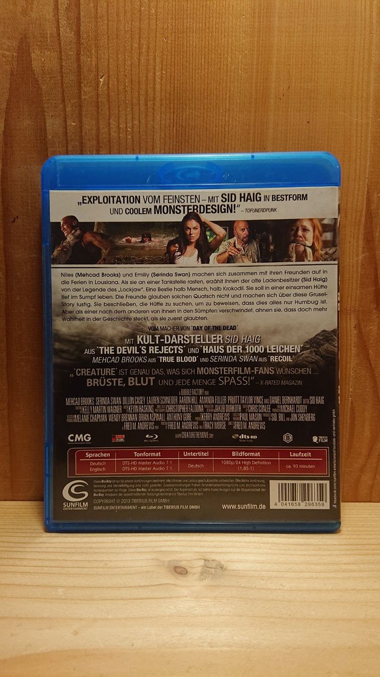 Tous les DVDs: CREATURE Uncut Blu-Ray – D'occasion à Wilderswil par Exebub 1