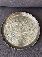 silberfarbene Schale 34cm  (Metall)