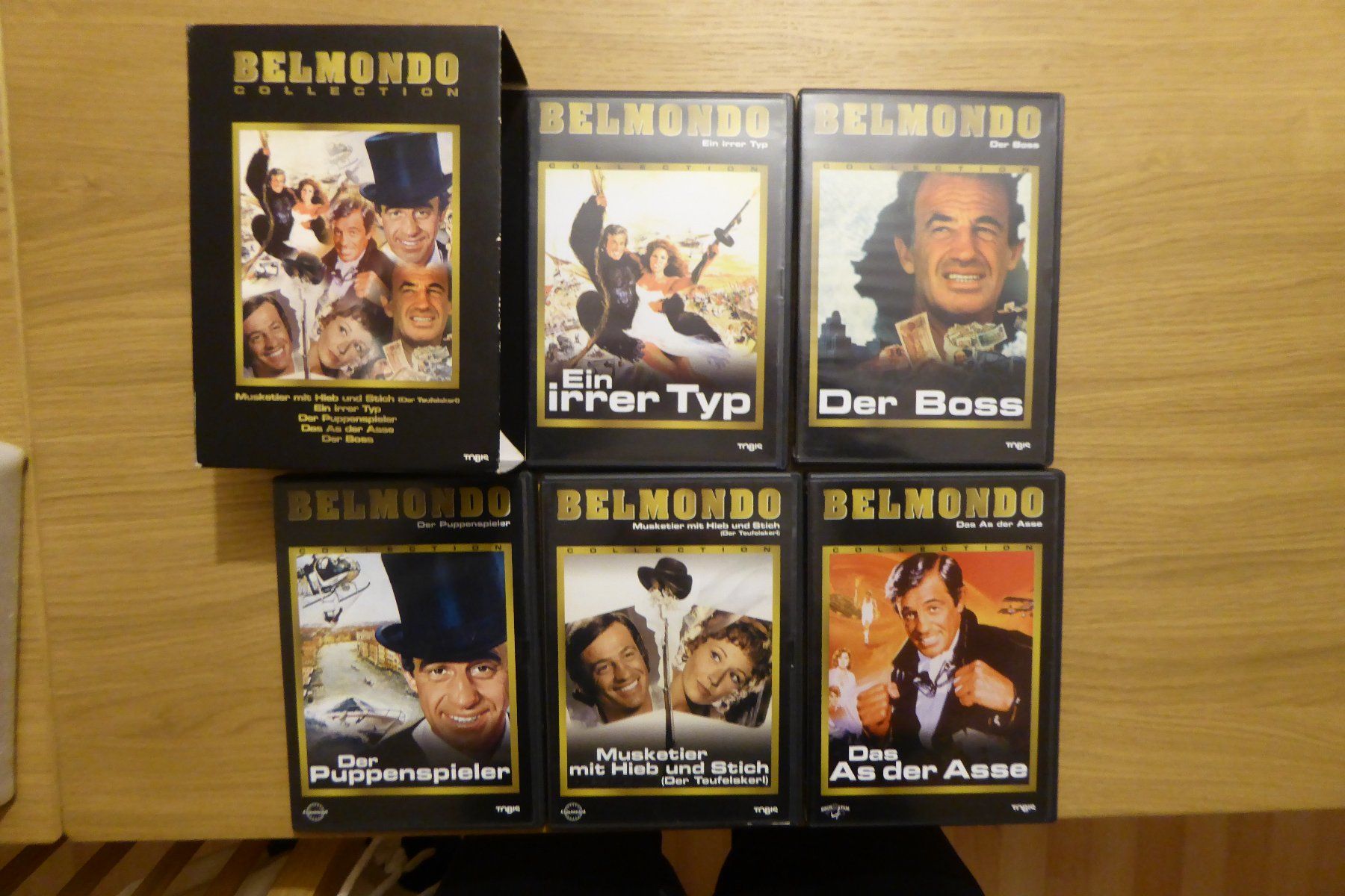 Tutti i DVDs: 5xDVD Belmondo Box Collection – Usato da Allschwil venduto da Summelsarium 8