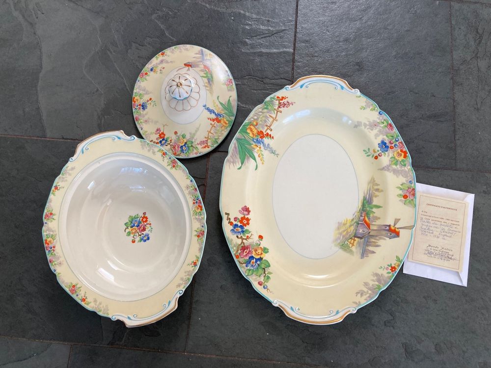Vintage Grindley Tunstall „ Old Mill“ (Neu (gemäss Beschreibung)) in ...