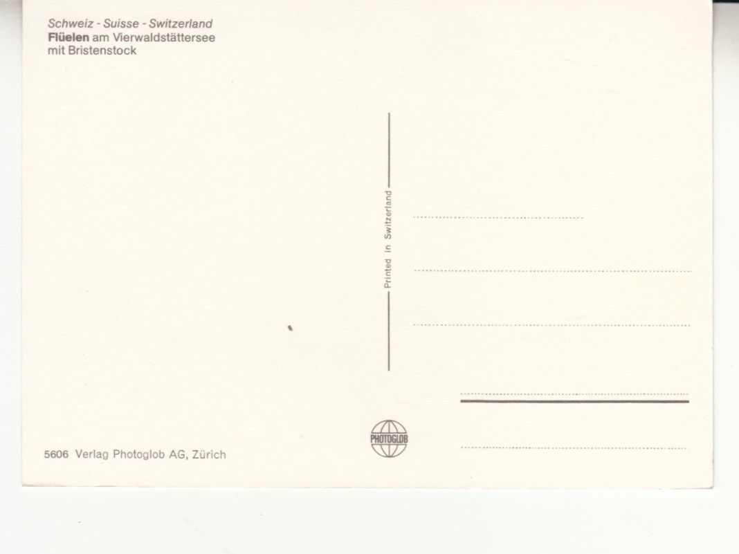 Ansichtskarten: Flüelen ca. 1970 – Gebraucht aus Bürglen TG von StampGraf 1