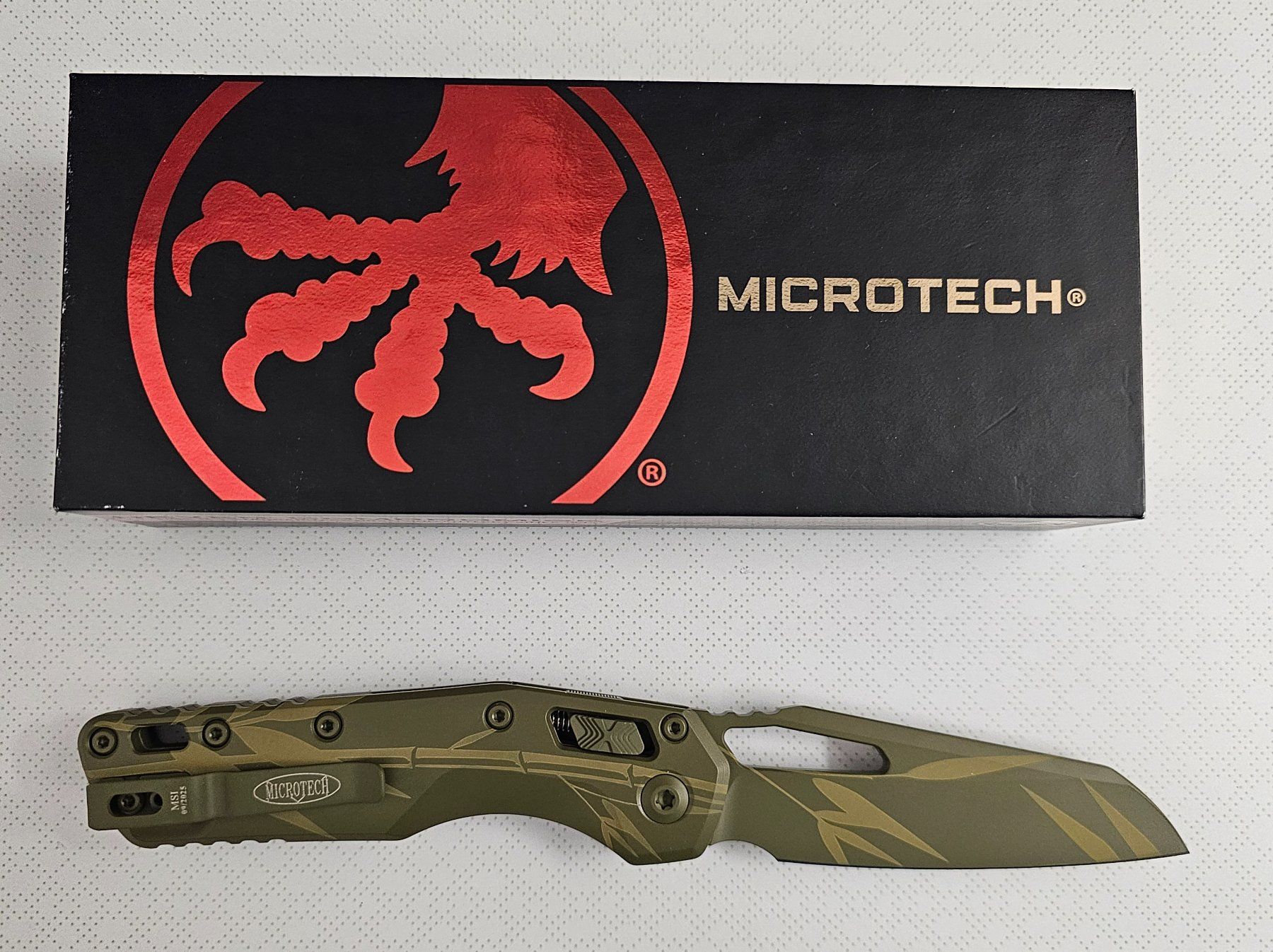 Spyderco Zubehör: Microtech MSI Ram-Lok Sackmesser – Neu und originalverpackt aus Egg b. Zürich von Kunst_Shop_Schweiz 2