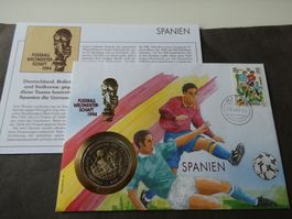 Guinea Ecuatorial 1994, 1000 Francos, Fussball WM - Spanien