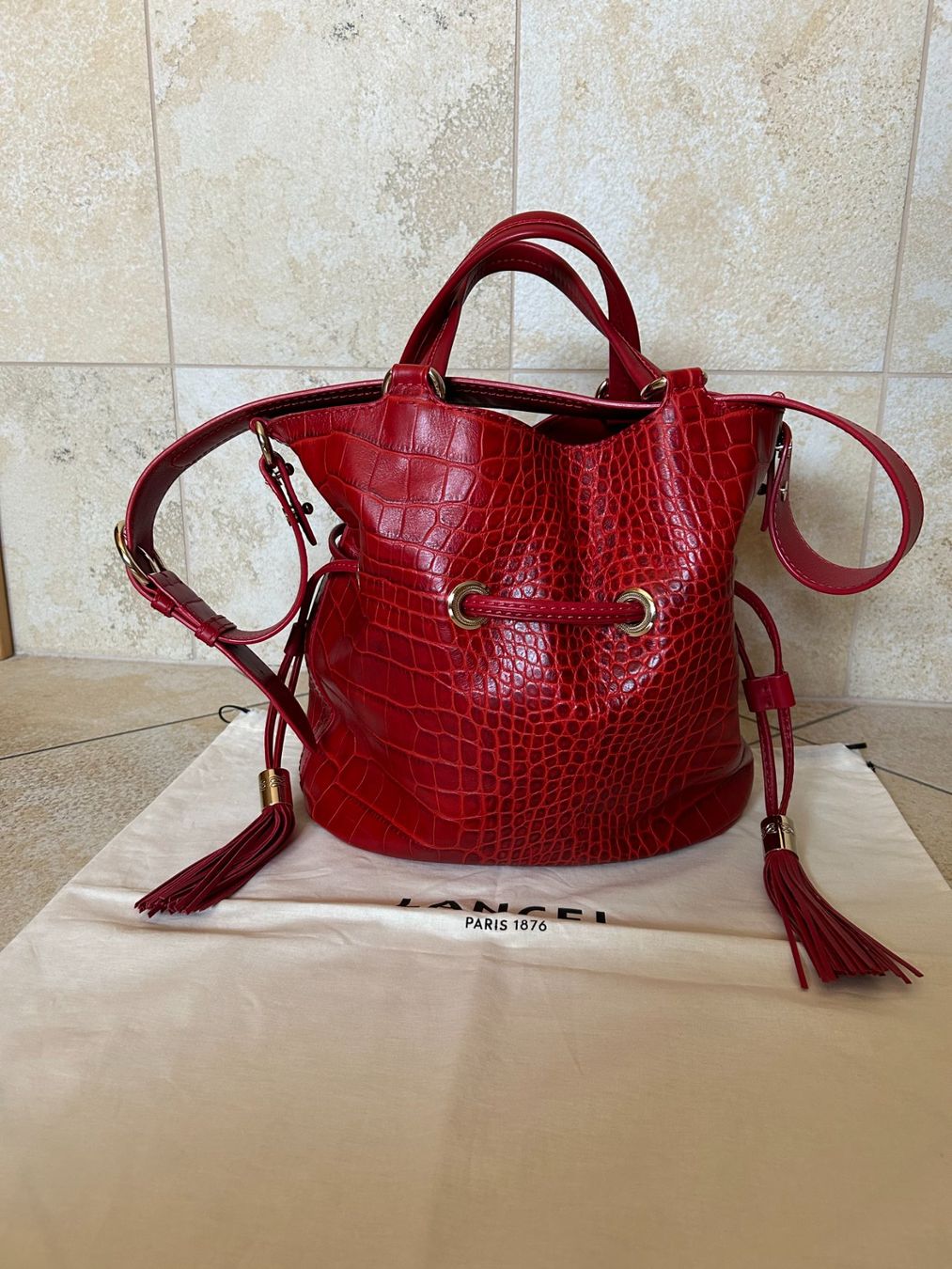 Lancel Taschen für Damen: Lancel Premier Flirt croco – Gebraucht aus Porrentruy von Craps1 1