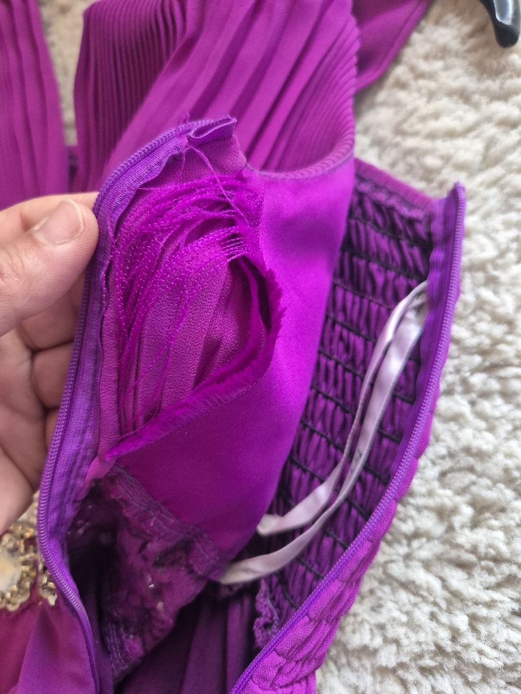 Vestiti: Abendkleid lang in Lila – Usato da Port venduto da nat_8thm 3